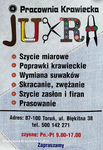 Pracownia krawiecka JuKra Justyna Krasińska